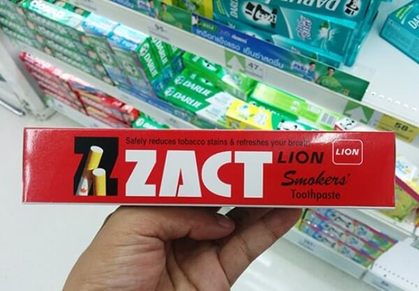 Преимущества зубной пасты Zact Smokers Toothpaste