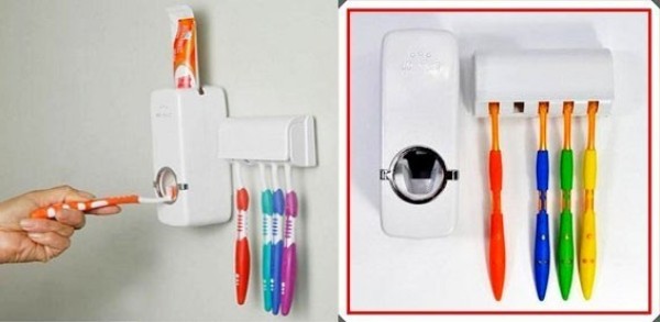 держатель для зубной щетки на присоске детский и взрослый